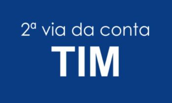 Pedir 2ª via Tim