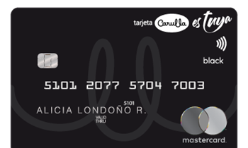 Tarjeta Carulla Mastercard Black
